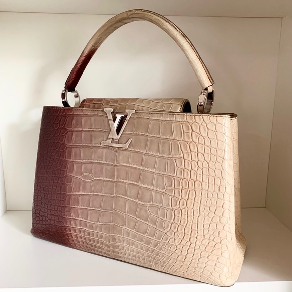 Louis Vuitton Handbags - Louis Vuitton Capucines MM Alligator